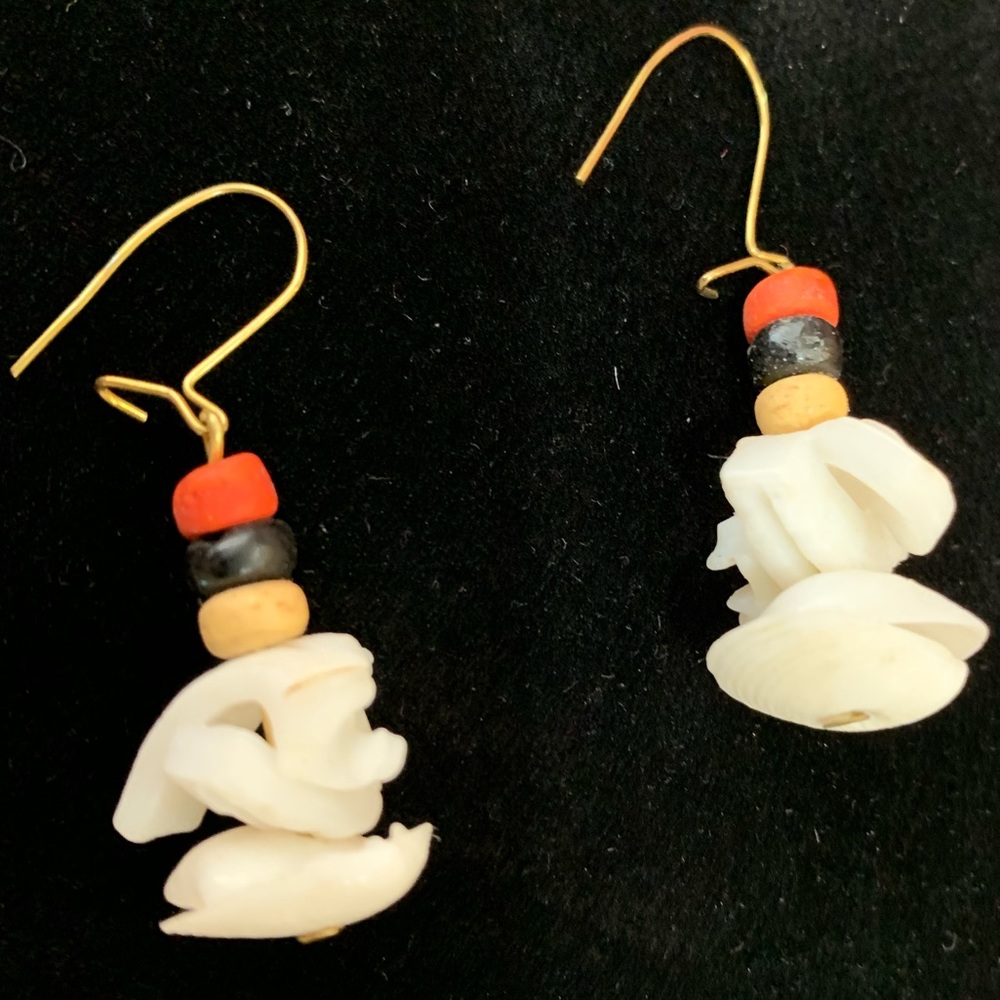 Shell Ear rings